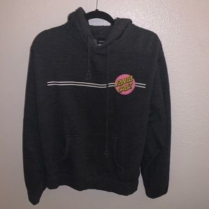 Plain Grey Santa Cruz Hoodie